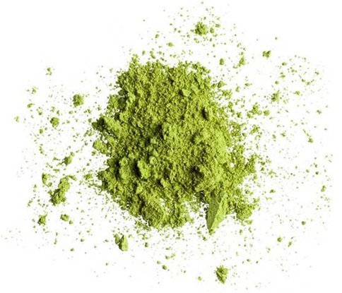 pile of matcha dust